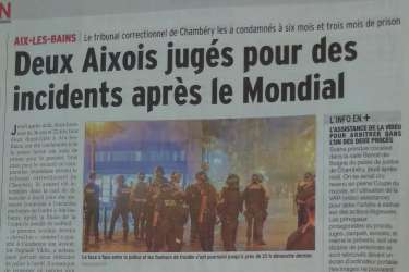 Article du Dauphiné Libéré du 21-07-2018